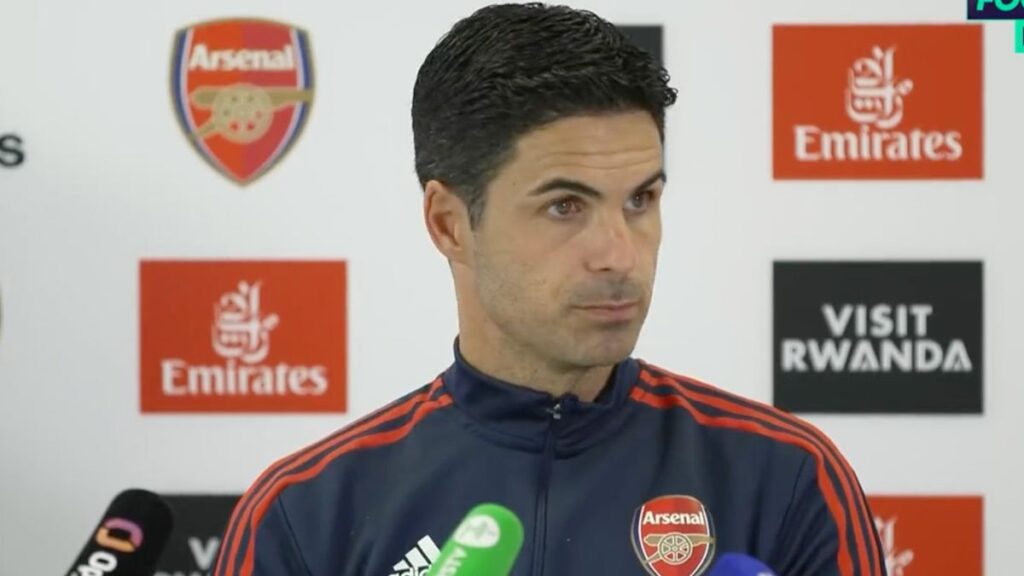 อาร์เตต้าเสียใจ