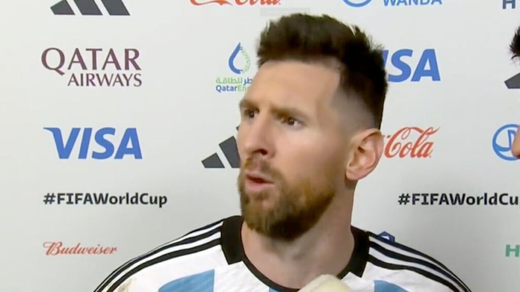 เมสซีประหลาดใจ